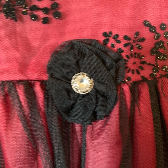 MARMELLATA BURGUNDY FORMAL DRESS 12 - Picture 3 of 6